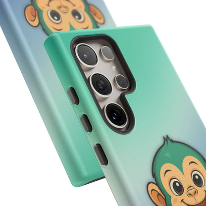 "Monkey Love" – Gay [MLM] Pride Android Tough Phone Case