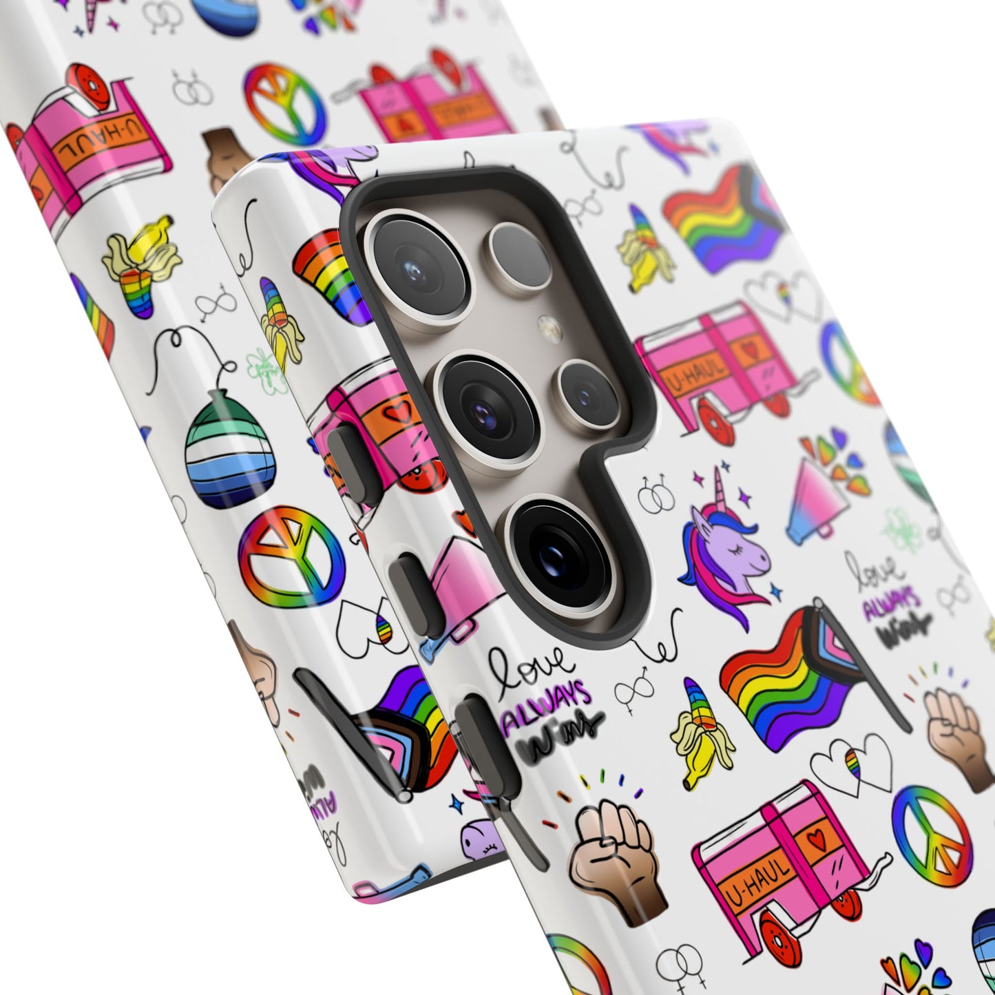 "identity mix" lgbtqia+ collage android tough phone case