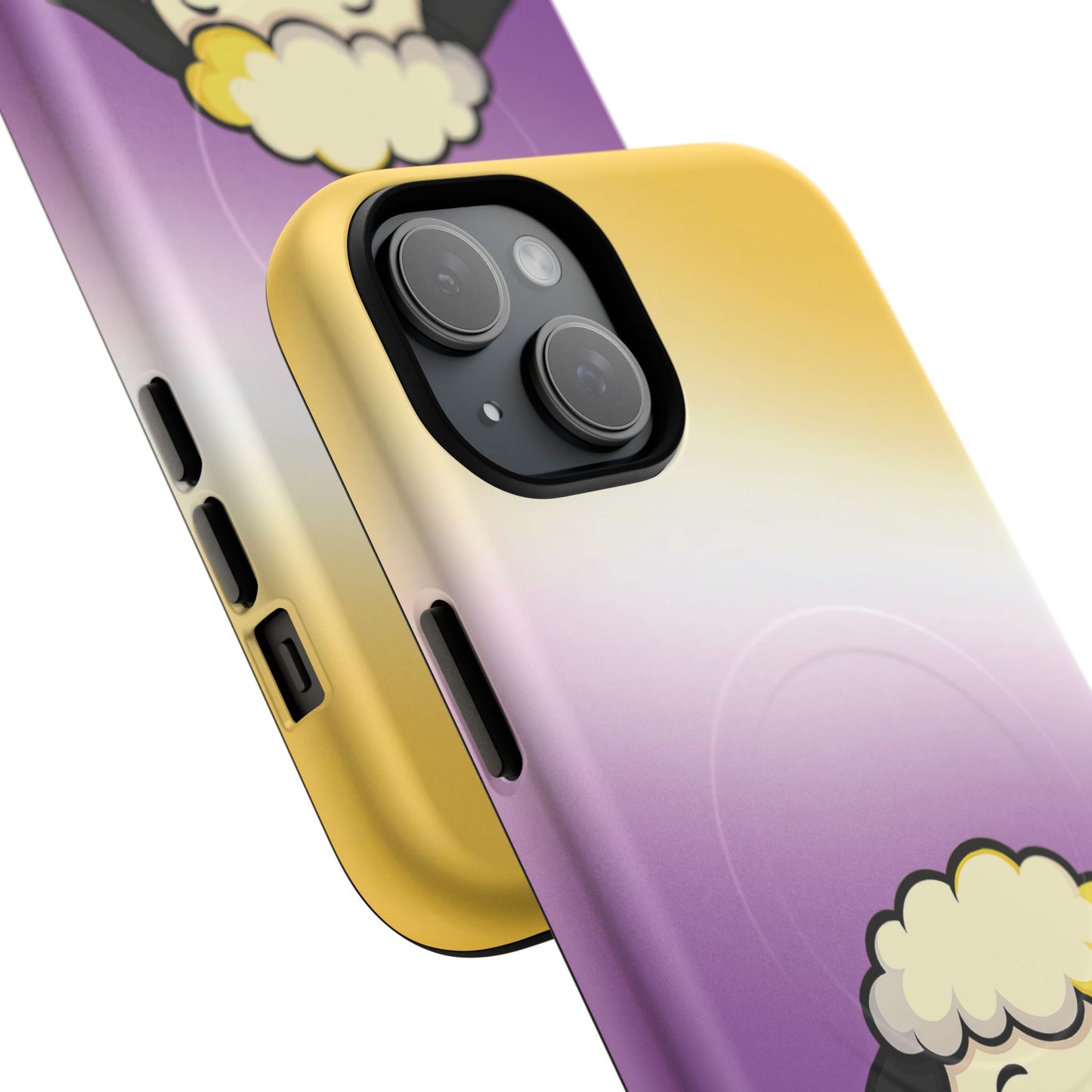 "nonbibaaary" – nonbinary pride sheep magsafe® iphone tough case