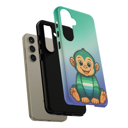 "Monkey Love" – Gay [MLM] Pride Android Tough Phone Case