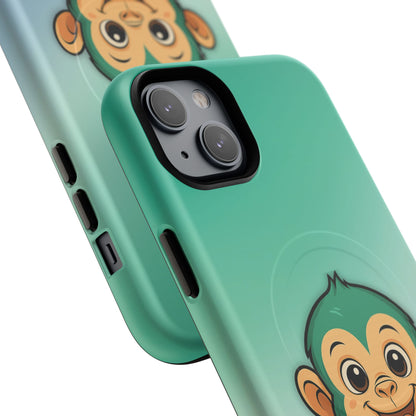"Monkey Love" – Gay [MLM] Pride Monkey MagSafe® iPhone Tough Case