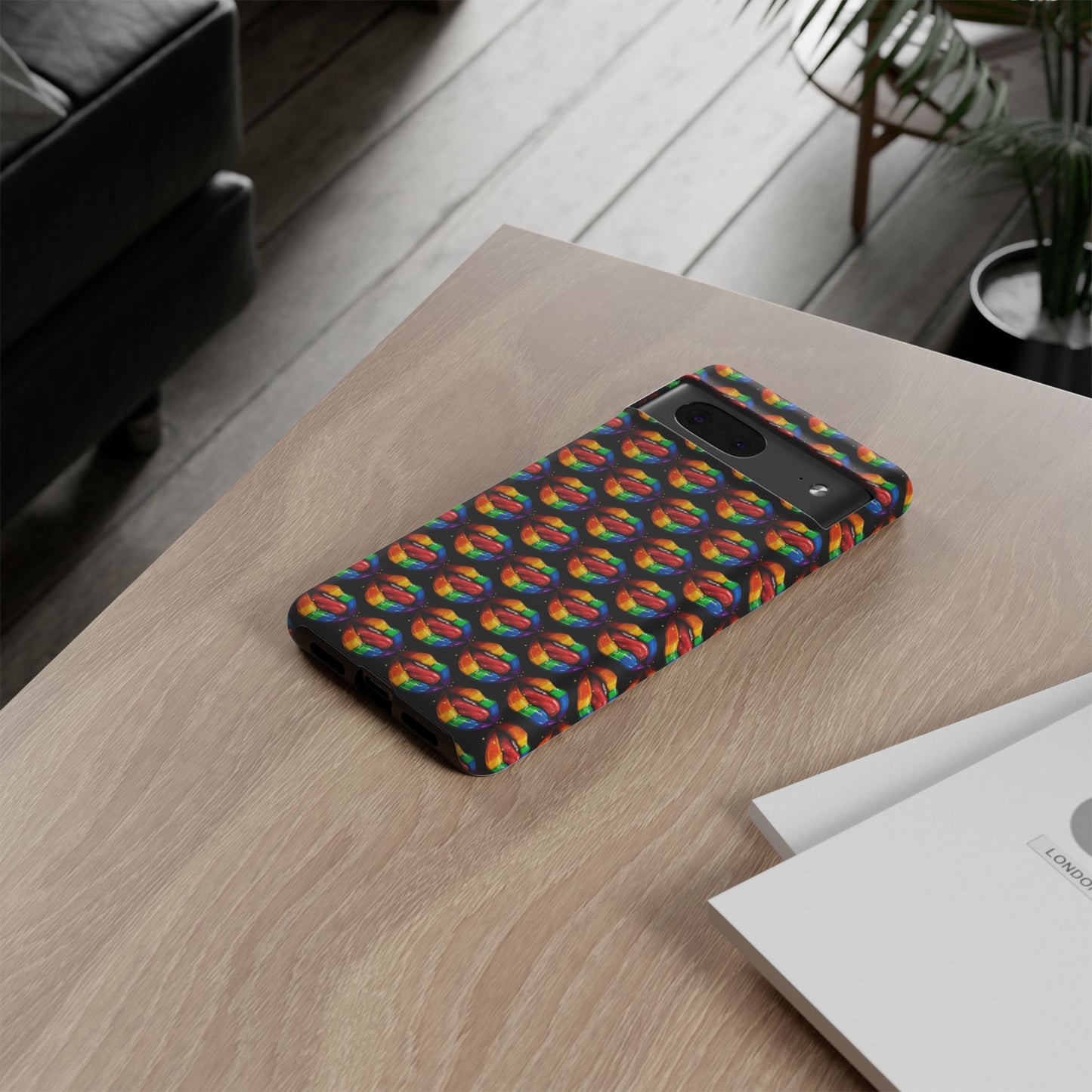 "taste the rainbow" android tough phone case