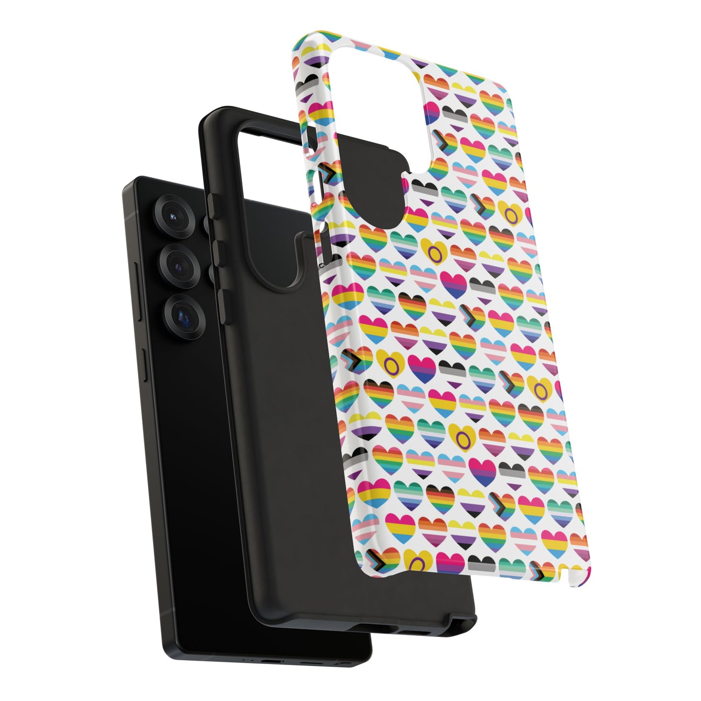 “heart of diversity" – bright edition – android tough phone case
