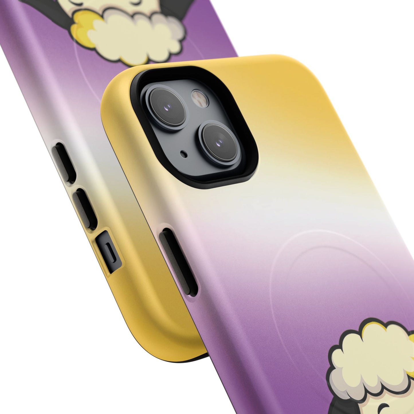 "nonbibaaary" – nonbinary pride sheep magsafe® iphone tough case