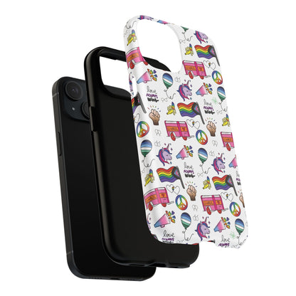 “Identity Mix” LGBTQIA+ Collage MagSafe® Tough iPhone Case