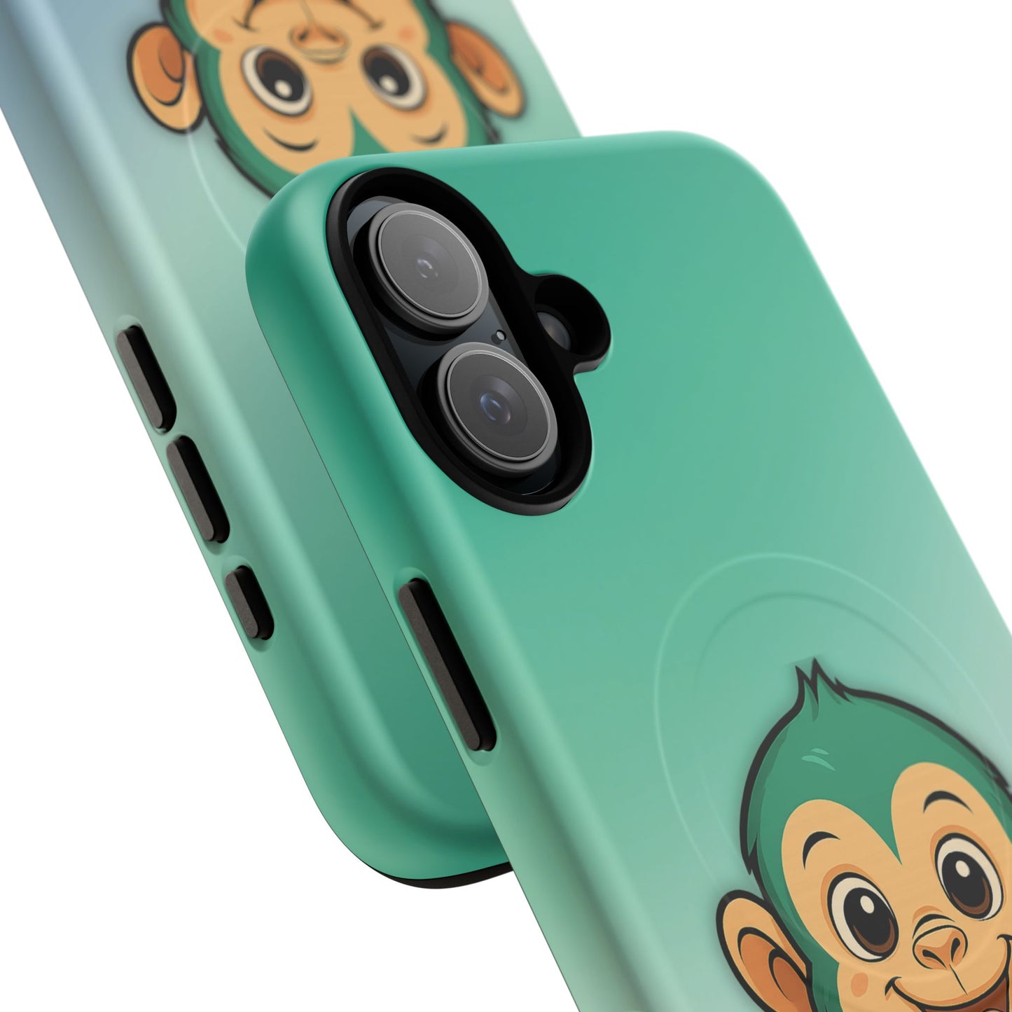 "monkey love" – gay [mlm] pride monkey magsafe® iphone tough case