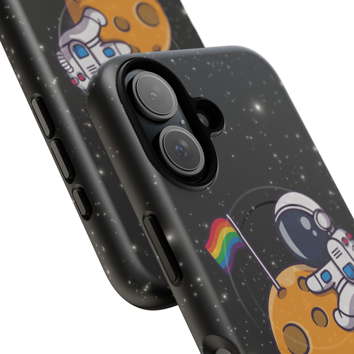"cosmic queer" lgbtqia+ astronaut magsafe® iphone tough case