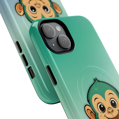 "Monkey Love" – Gay [MLM] Pride Monkey MagSafe® iPhone Tough Case