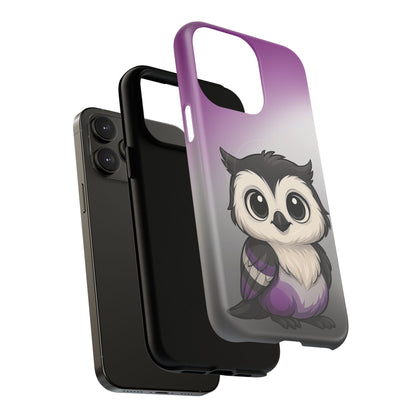 "Ace-Wise" – Asexual Pride Owl MagSafe® iPhone Tough Case
