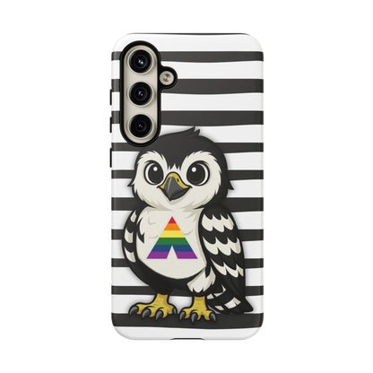 "Fly with Pride" – LGBTQIA+ Ally Pride Hawk Android Tough Phone Case