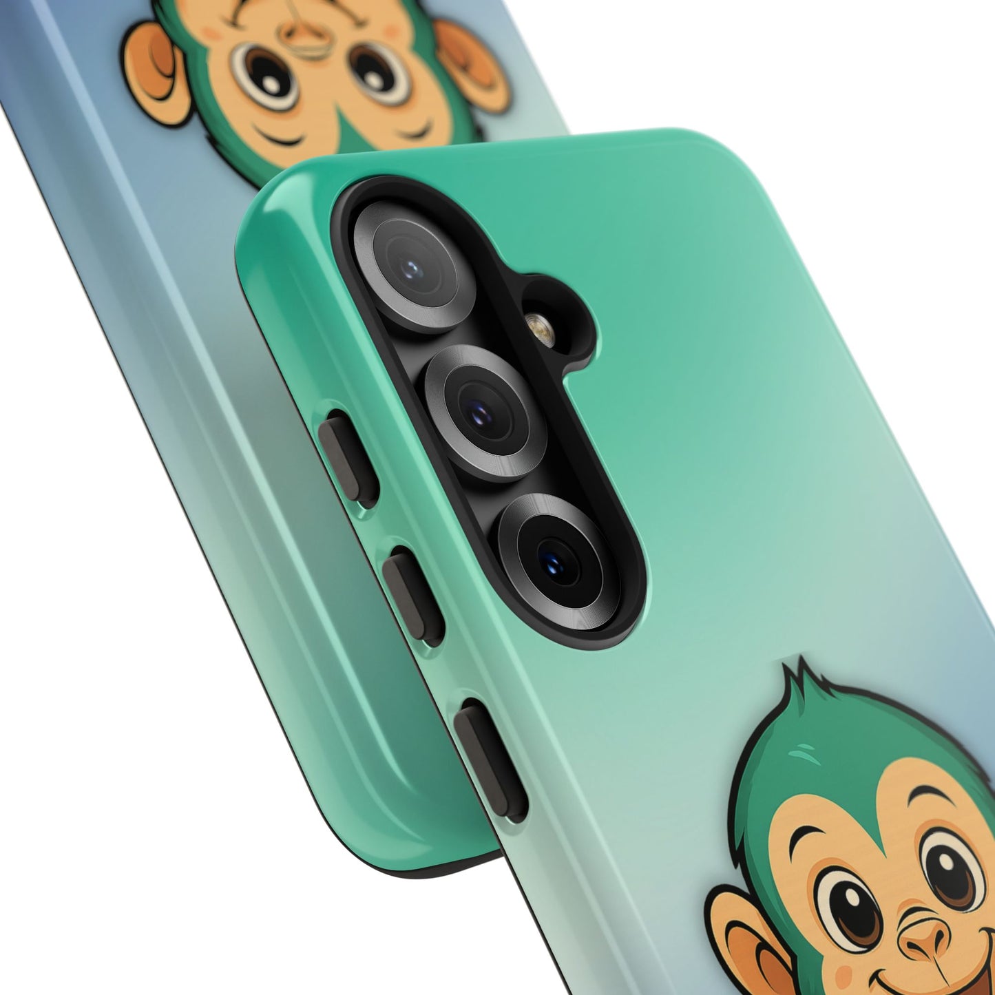 "monkey love" – gay [mlm] pride android tough phone case