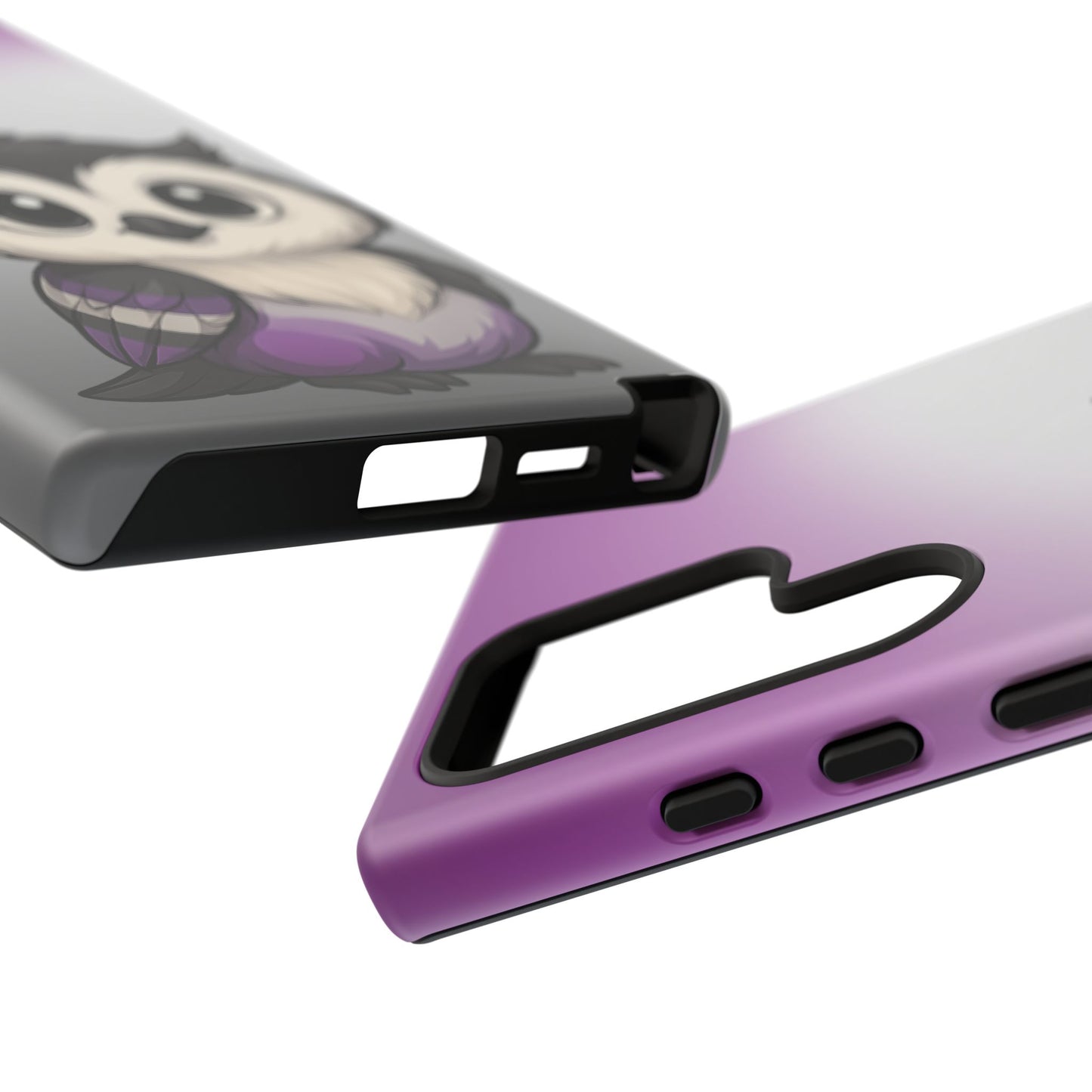 "ace-wise" – asexual pride owl android tough phone case