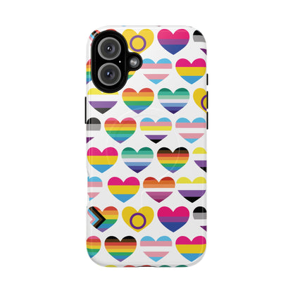 "Proud Hearts" LGBTQIA+ Love MagSafe® iPhone Case