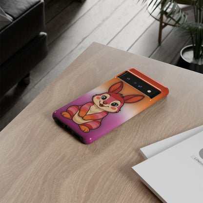 "Hare to Slay" – Lesbian [Femme] Bunny Android Tough Phone Case