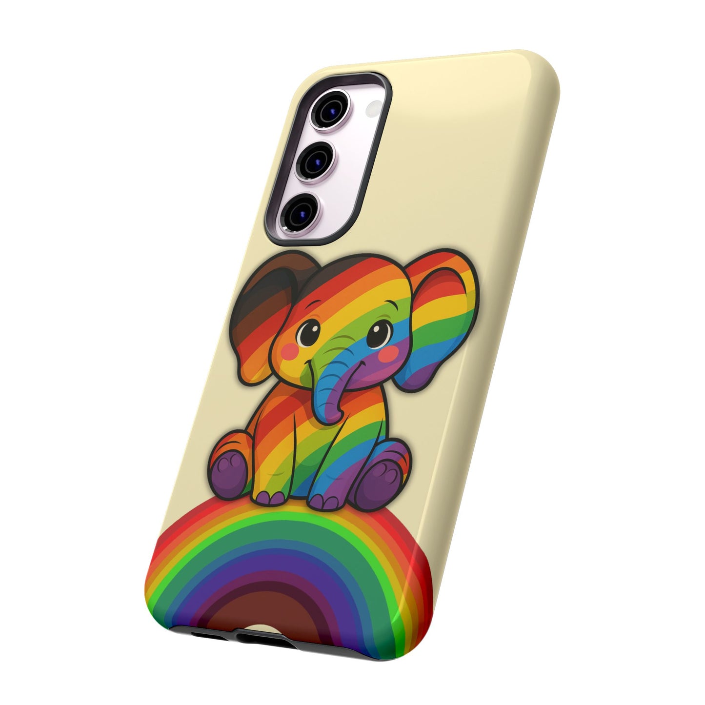 "jumbo joy" – philadelphia pride elephant android tough phone case