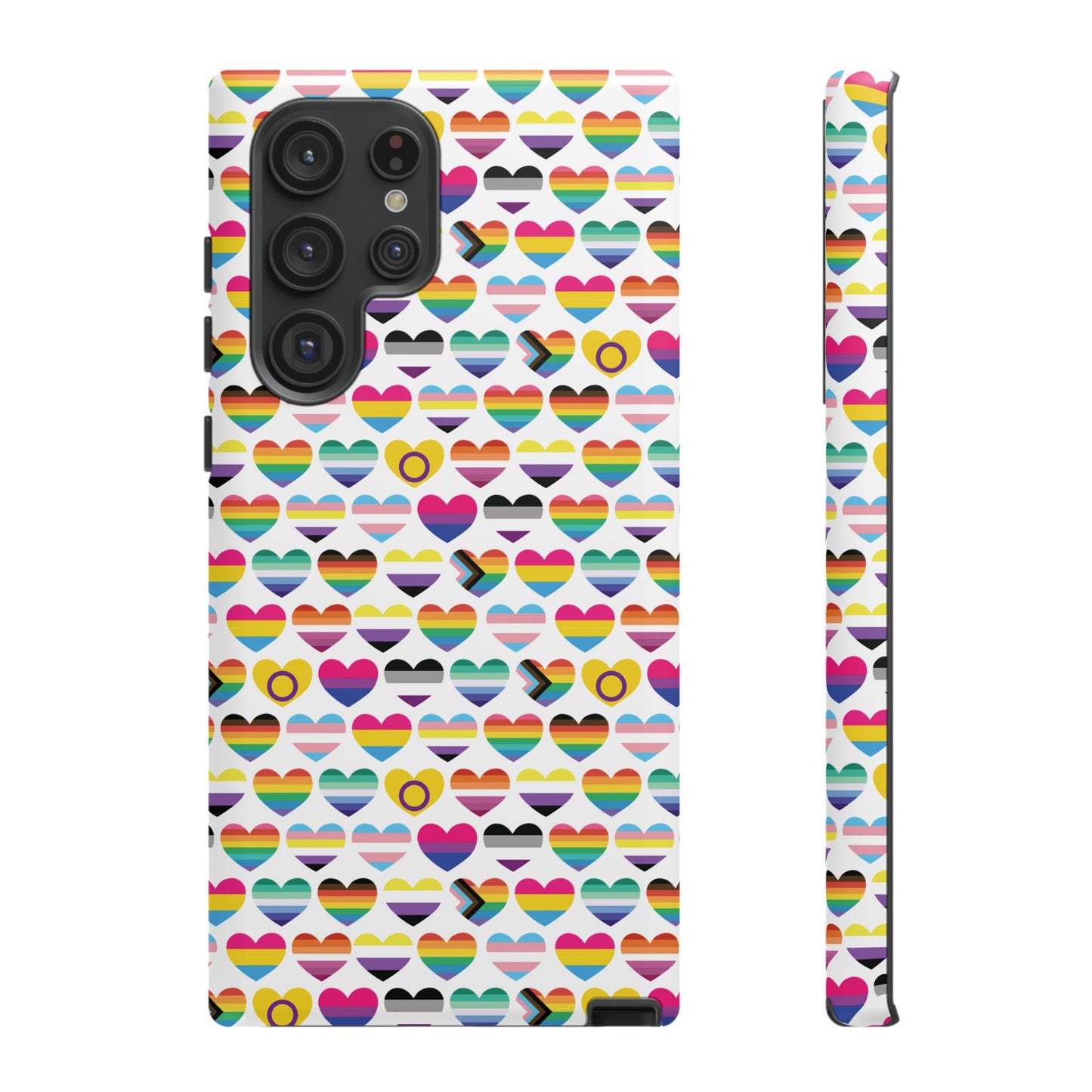 “heart of diversity" – bright edition – android tough phone case