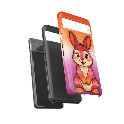 "Hare to Slay" – Lesbian [Femme] Bunny Android Tough Phone Case