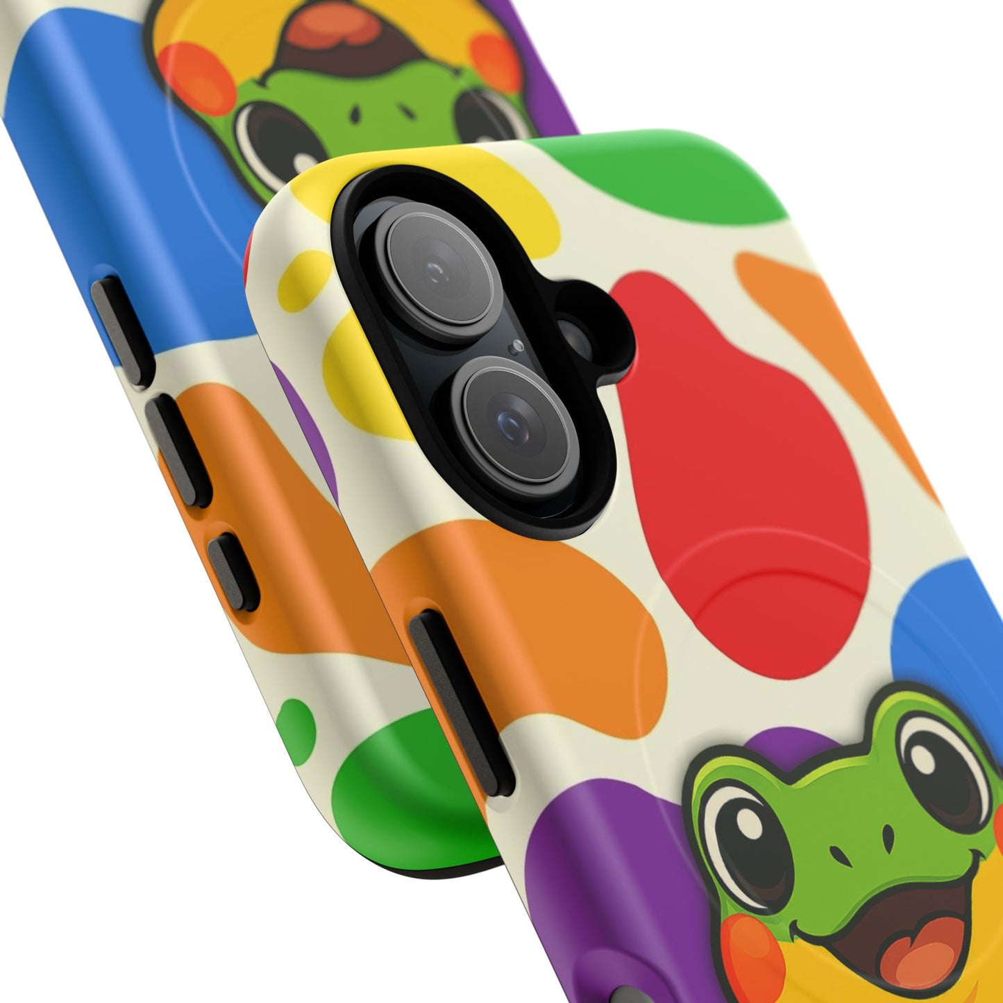 "rainbow ribbit" - lgbtqia+ pride frog magsafe® iphone tough case