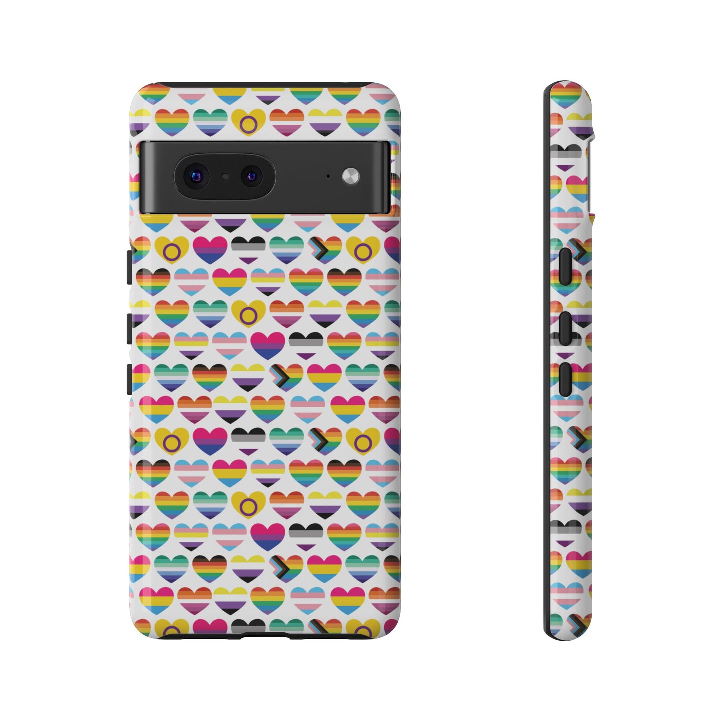 “heart of diversity" – bright edition – android tough phone case