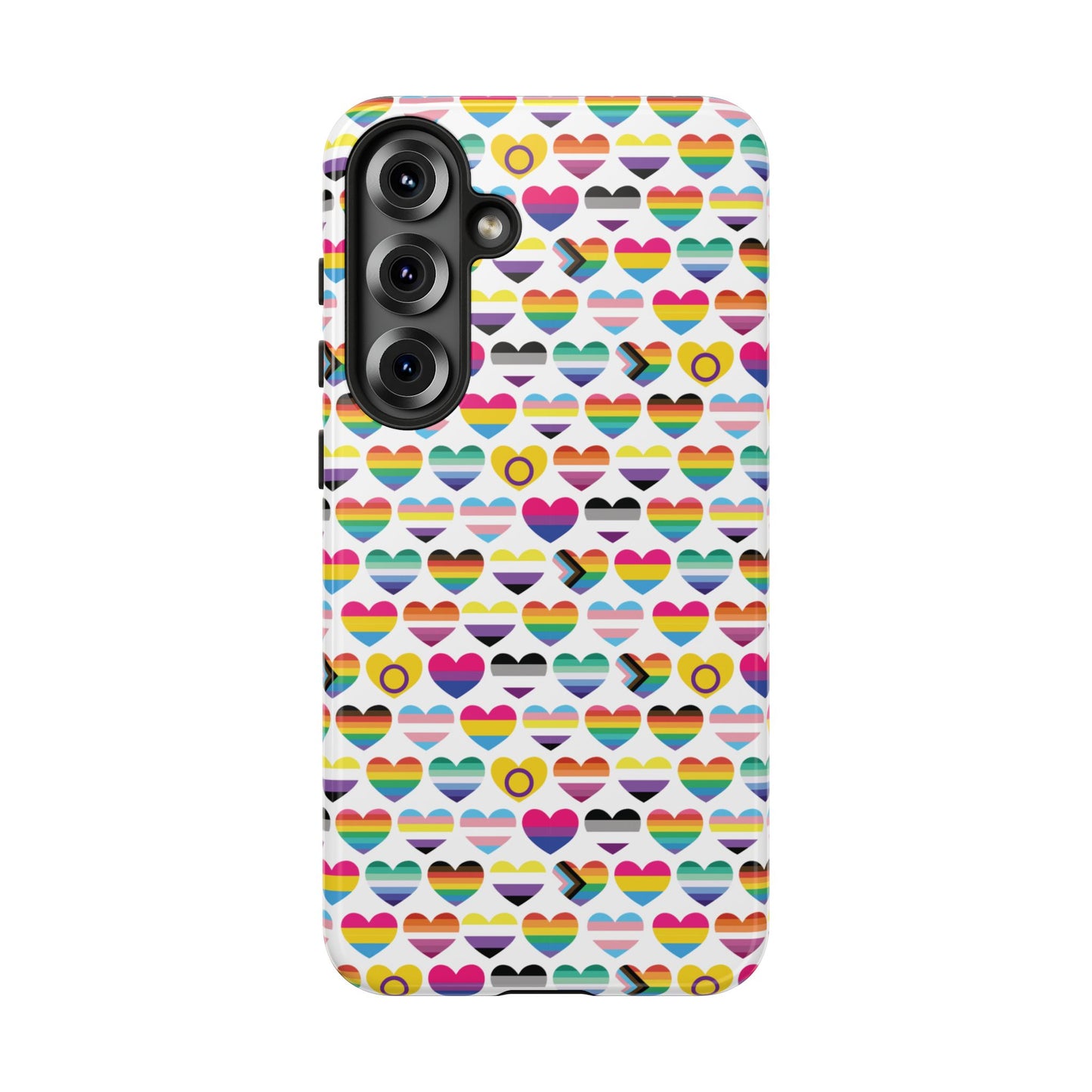 “heart of diversity" – bright edition – android tough phone case