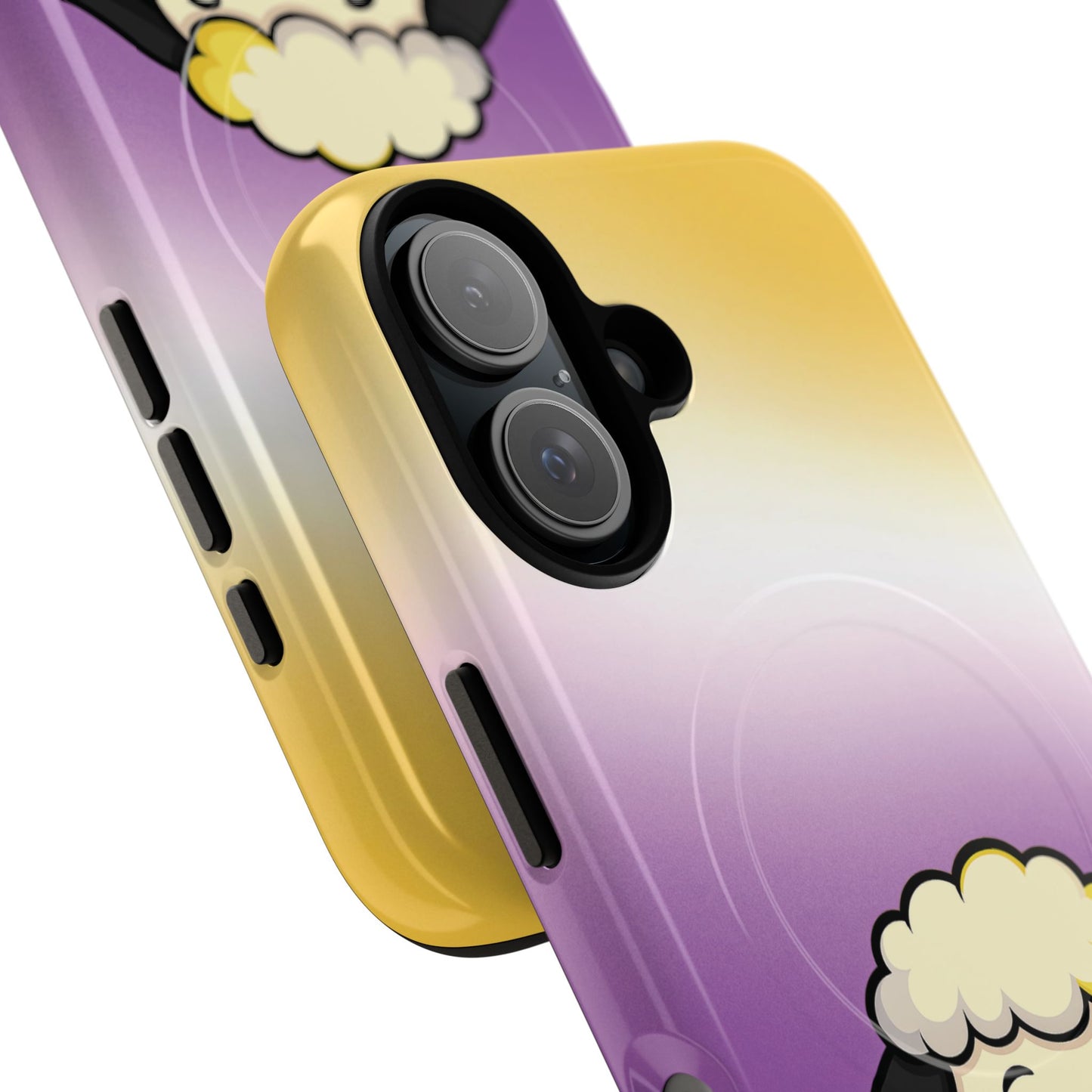 "nonbibaaary" – nonbinary pride sheep magsafe® iphone tough case