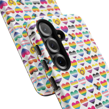 “Heart of Diversity" – Bright Edition – Android Tough Phone Case