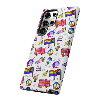 "Identity Mix" LGBTQIA+ Collage Android Tough Phone Case