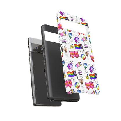 "Identity Mix" LGBTQIA+ Collage Android Tough Phone Case
