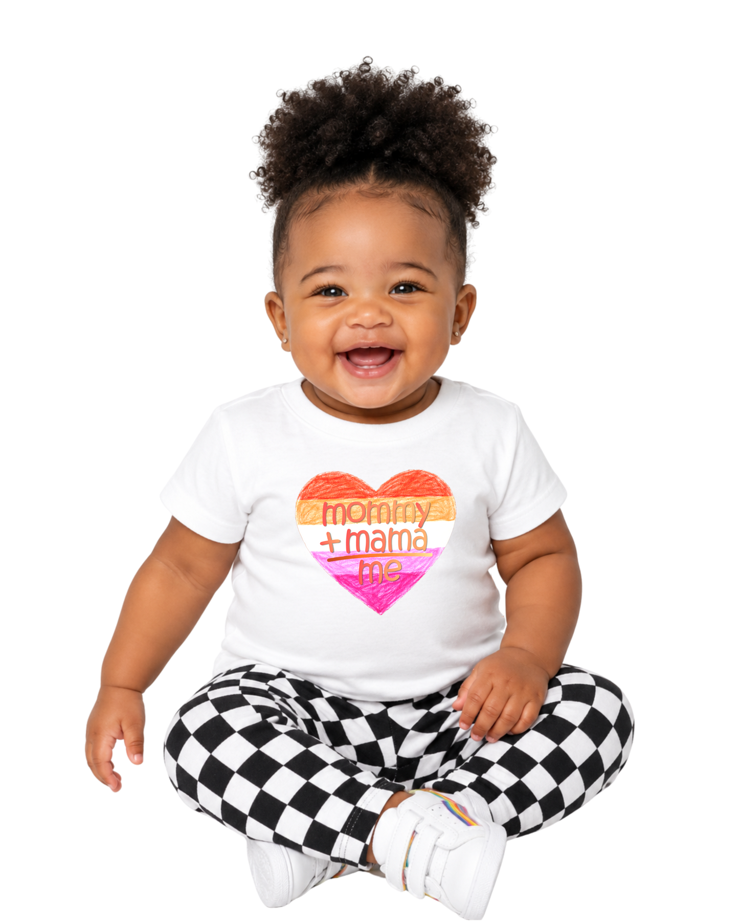 “mommy + mama + me” baby jersey t-shirt