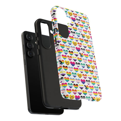 “Heart of Diversity" – Bright Edition – Android Tough Phone Case