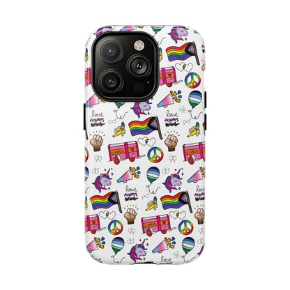 “Identity Mix” LGBTQIA+ Collage MagSafe® Tough iPhone Case