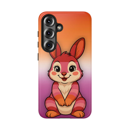 "Hare to Slay" – Lesbian [Femme] Bunny Android Tough Phone Case