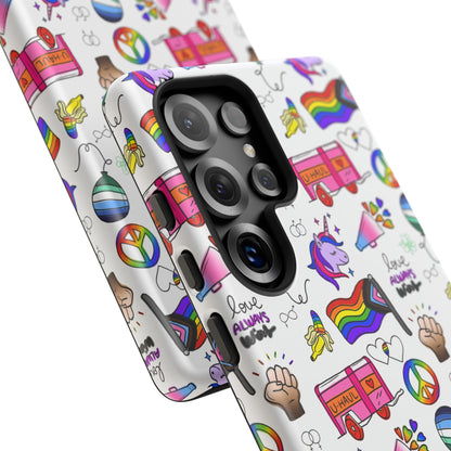 "Identity Mix" LGBTQIA+ Collage Android Tough Phone Case