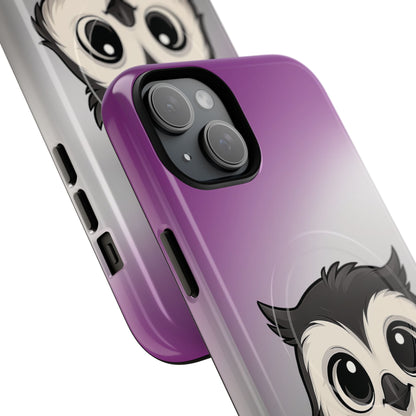 "Ace-Wise" – Asexual Pride Owl MagSafe® iPhone Tough Case