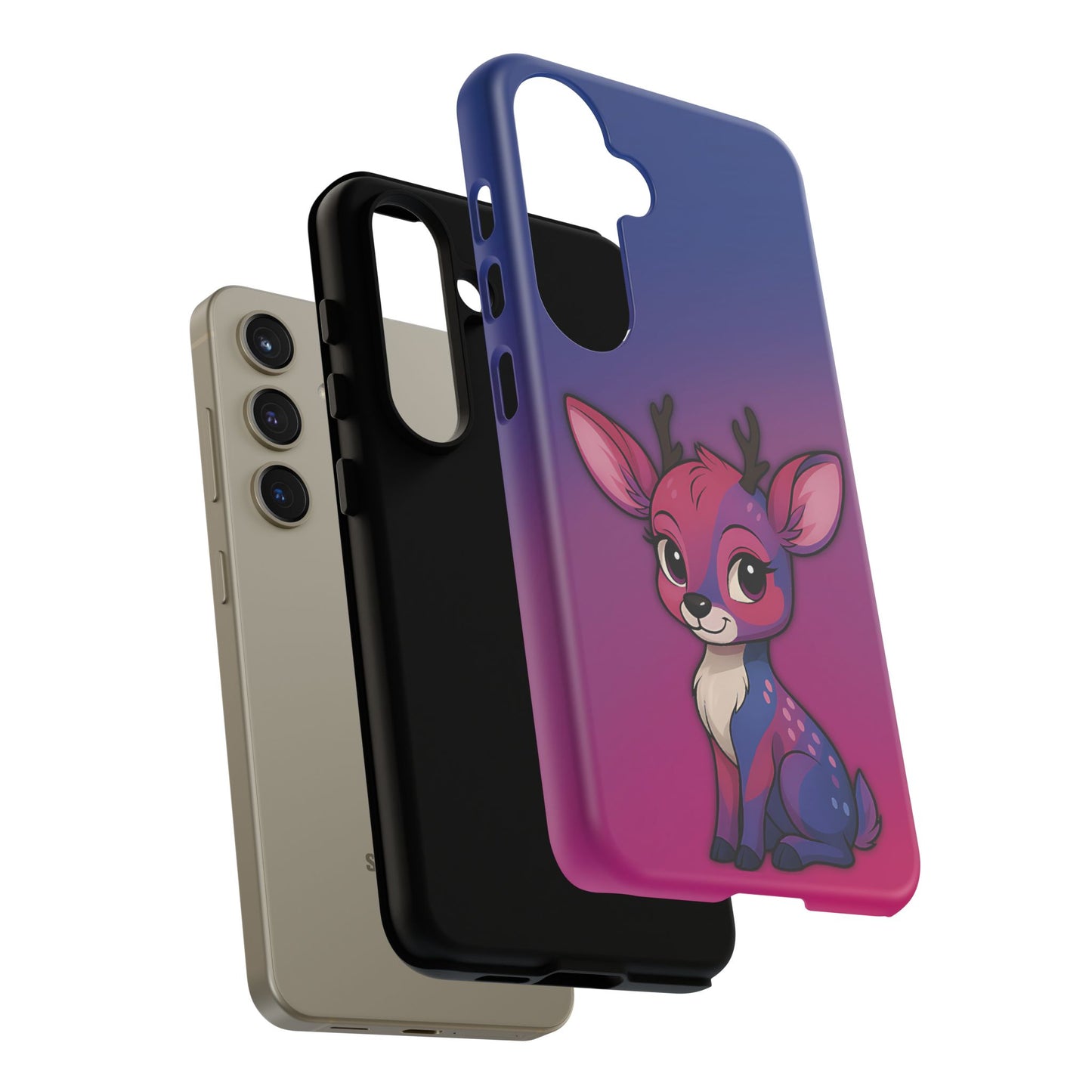 “bi-design” – bisexual pride doe android tough phone case