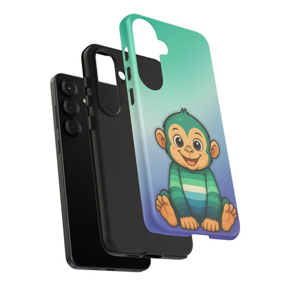 "Monkey Love" – Gay [MLM] Pride Android Tough Phone Case