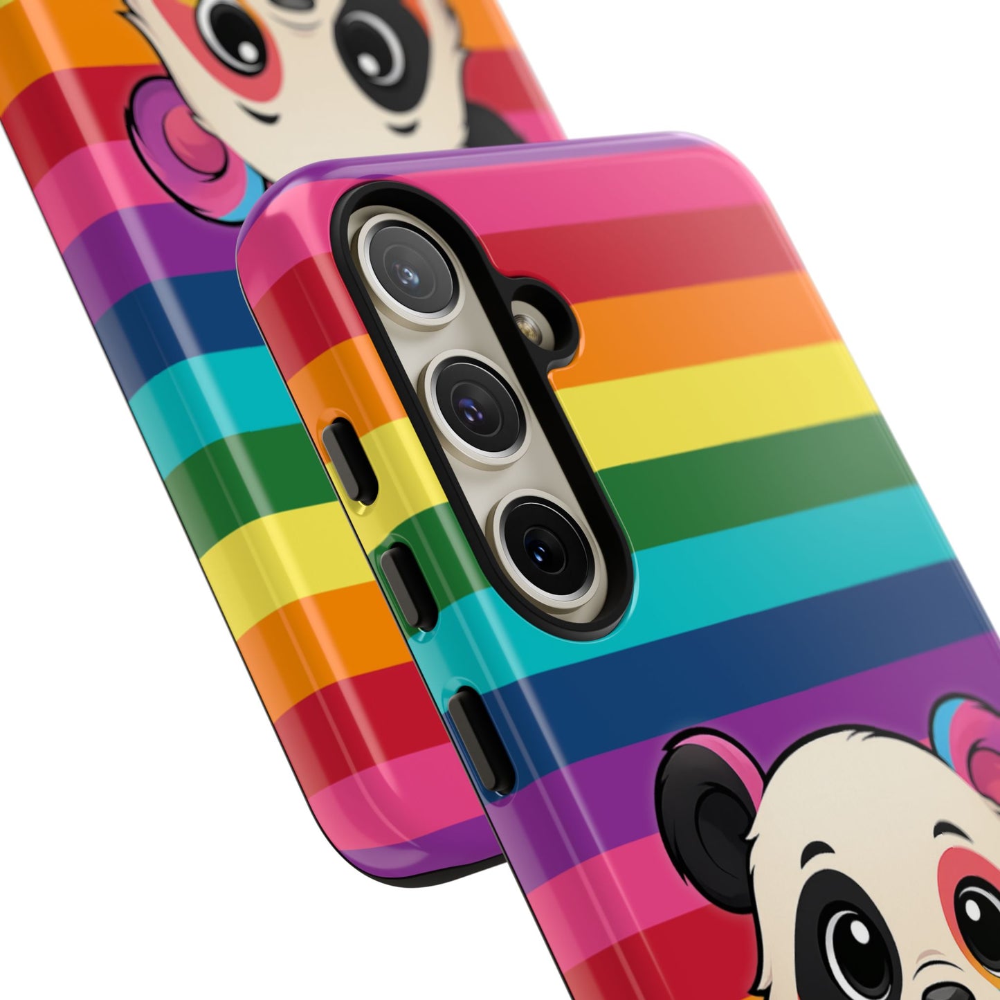 "pridecub" – progress + rainbow pride panda android tough phone case