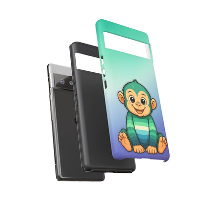 "Monkey Love" – Gay [MLM] Pride Android Tough Phone Case