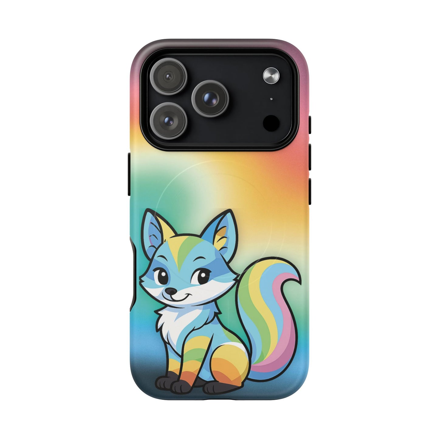 "queer as a fox" – queer pride fox magsafe® iphone case