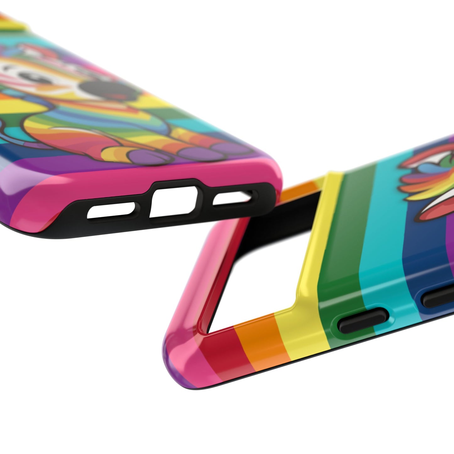"zee the o.g." – original rainbow pride zebra android tough phone case