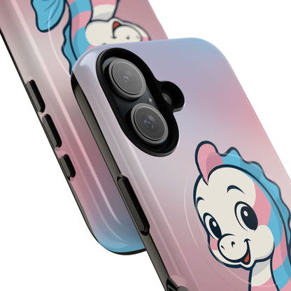 "Sea Me" – Trans Pride Seahorse MagSafe® iPhone Tough Case