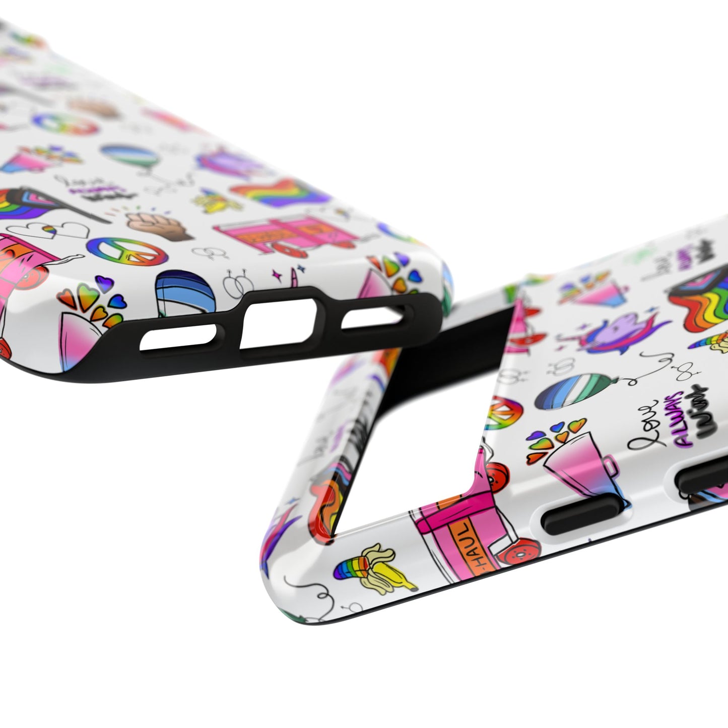 "identity mix" lgbtqia+ collage android tough phone case