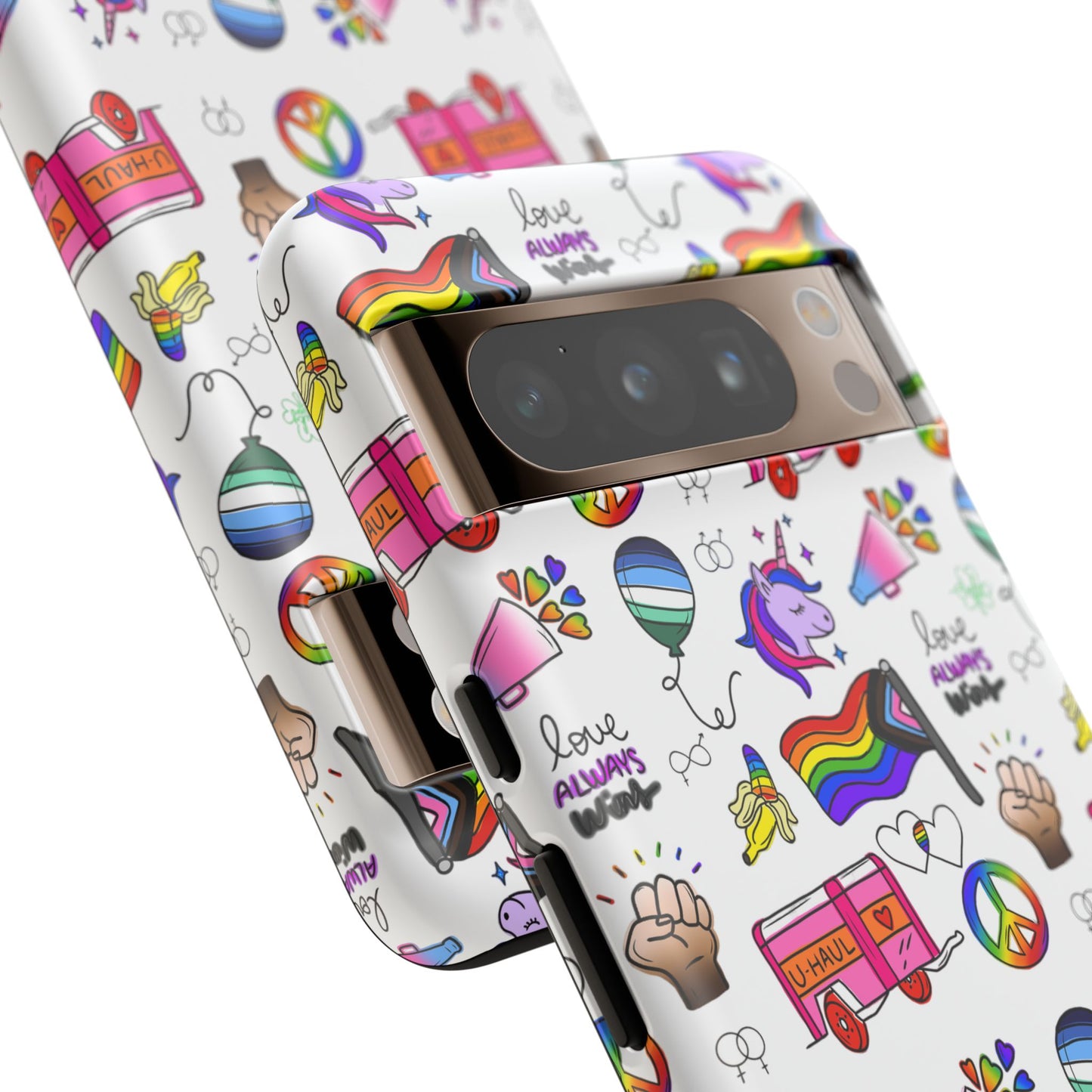 "identity mix" lgbtqia+ collage android tough phone case
