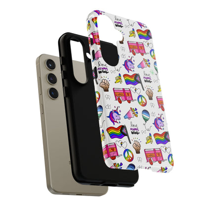 "Identity Mix" LGBTQIA+ Collage Android Tough Phone Case