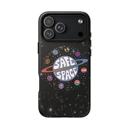 "Safe Space" LGBTQIA+ Pride Galaxy MagSafe® iPhone Case
