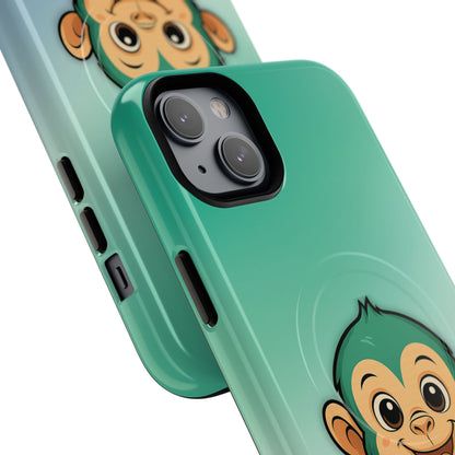 "Monkey Love" – Gay [MLM] Pride Monkey MagSafe® iPhone Tough Case