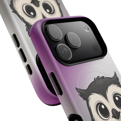 "Ace-Wise" – Asexual Pride Owl MagSafe® iPhone Tough Case