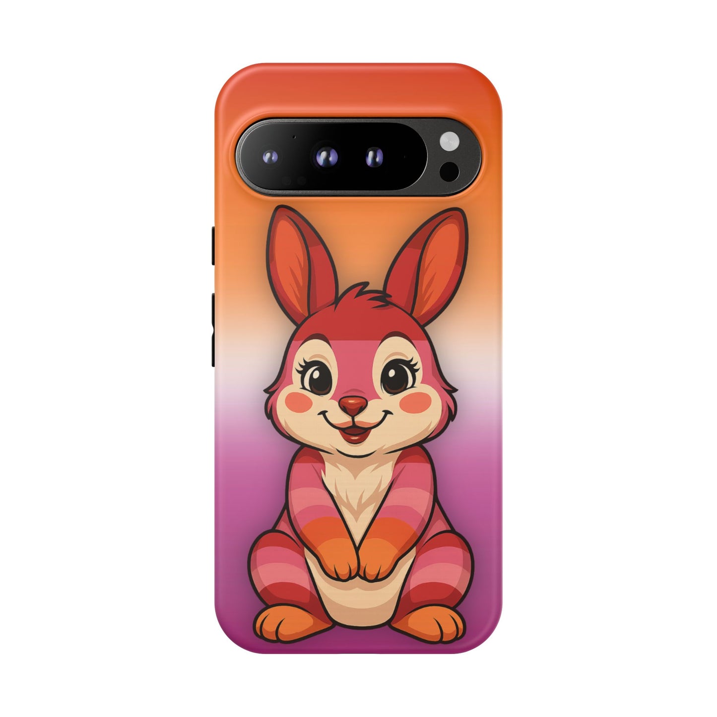 "hare to slay" – lesbian [femme] bunny android tough phone case
