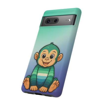 "Monkey Love" – Gay [MLM] Pride Android Tough Phone Case
