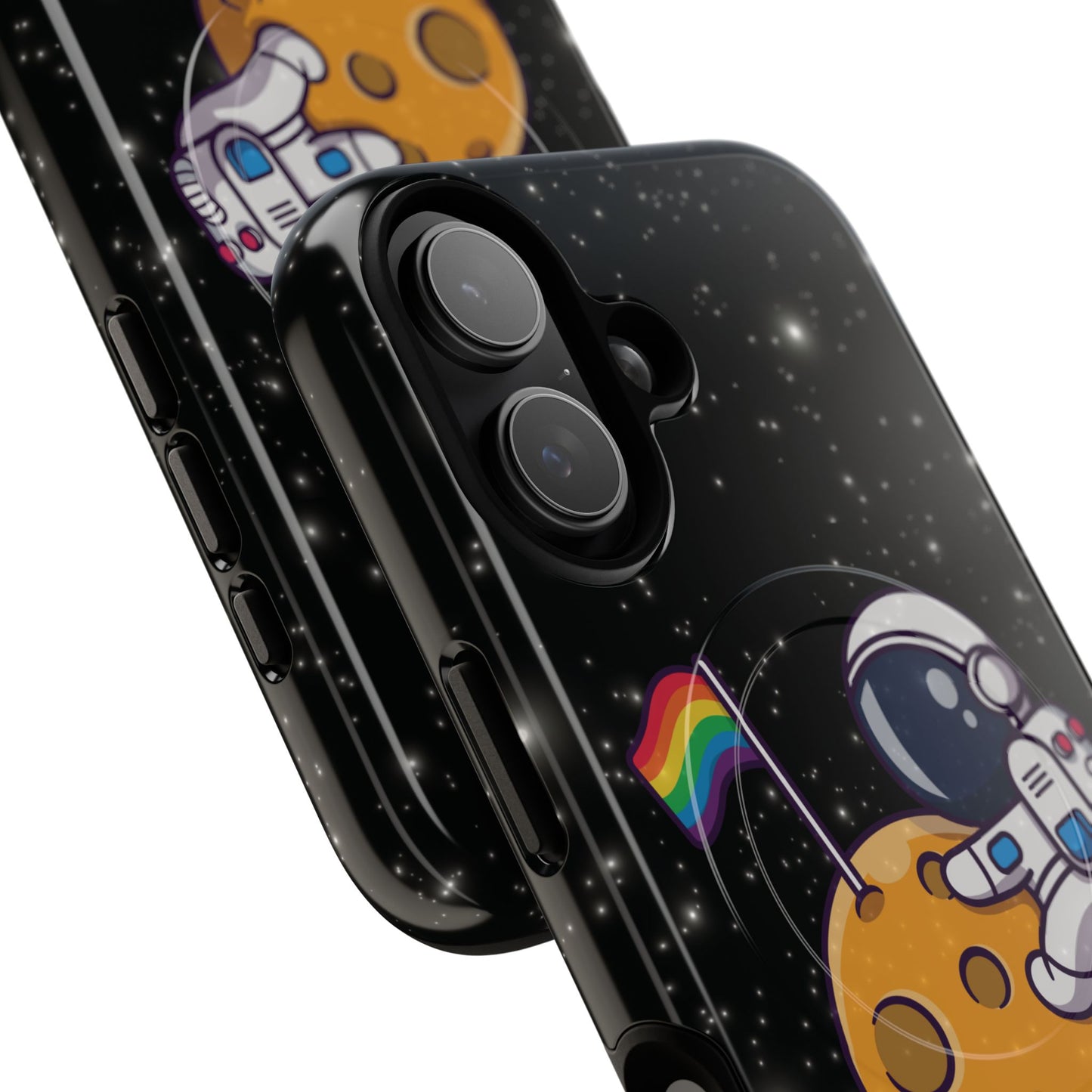 "cosmic queer" lgbtqia+ astronaut magsafe® iphone tough case